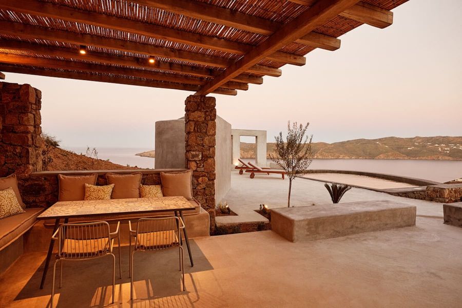 Mykonos outdoor area