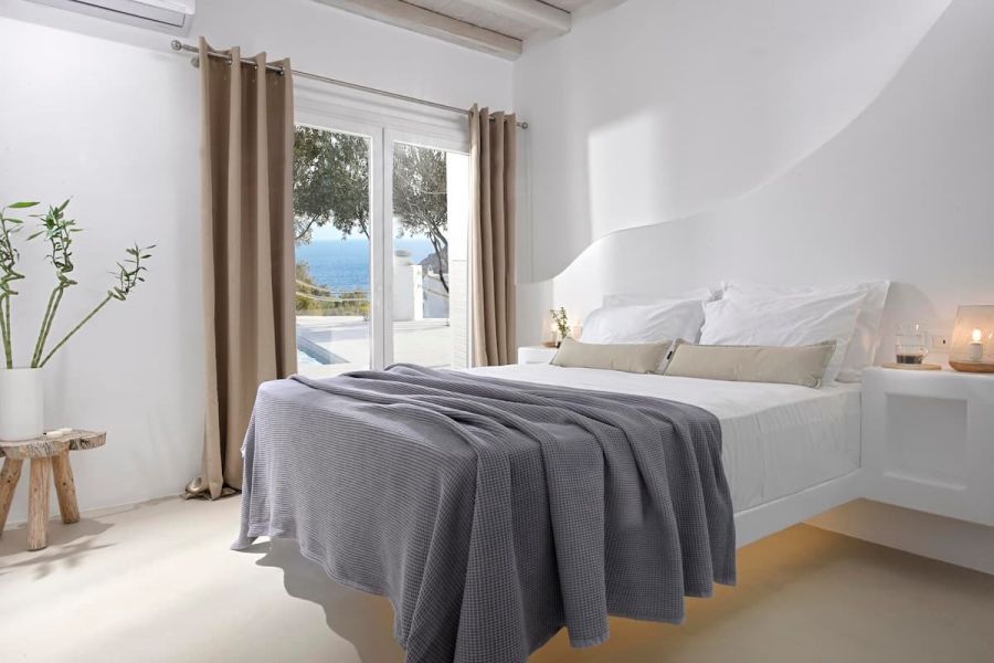 Mykonos bed area