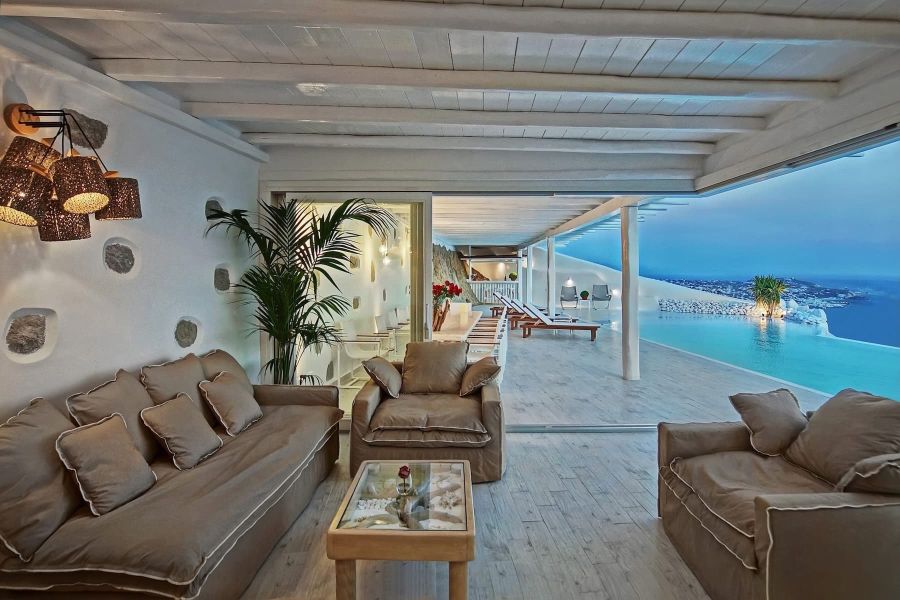 Mykonos complex kitchen