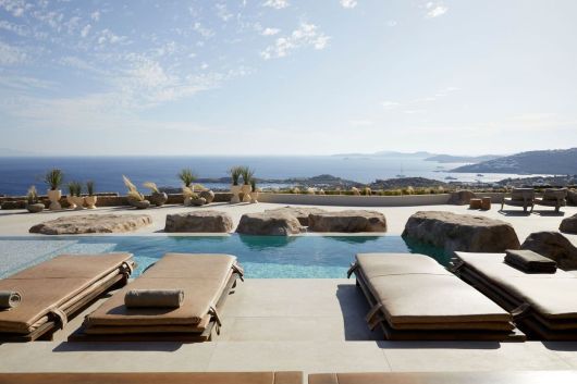 luxury super paradise mykonos, mykonos luxury villa super paradise