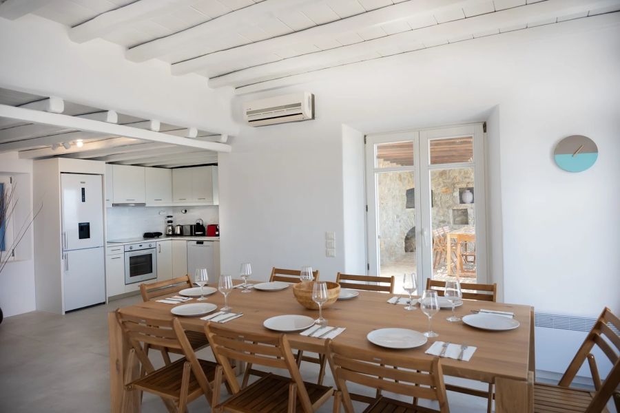 Indoor dining area