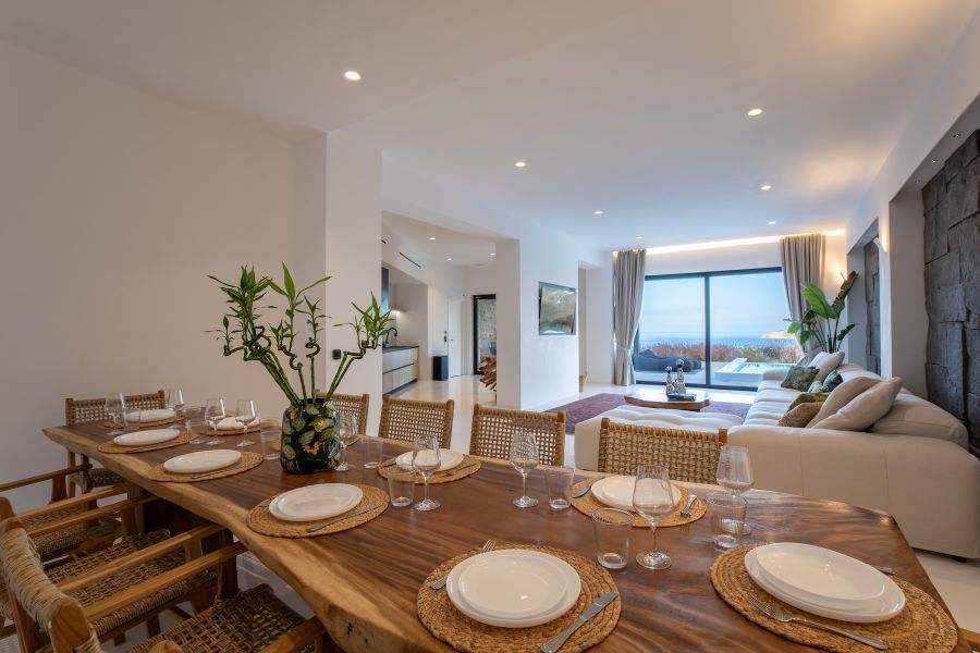 Indoor dining area