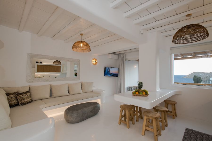 Indoor dining area