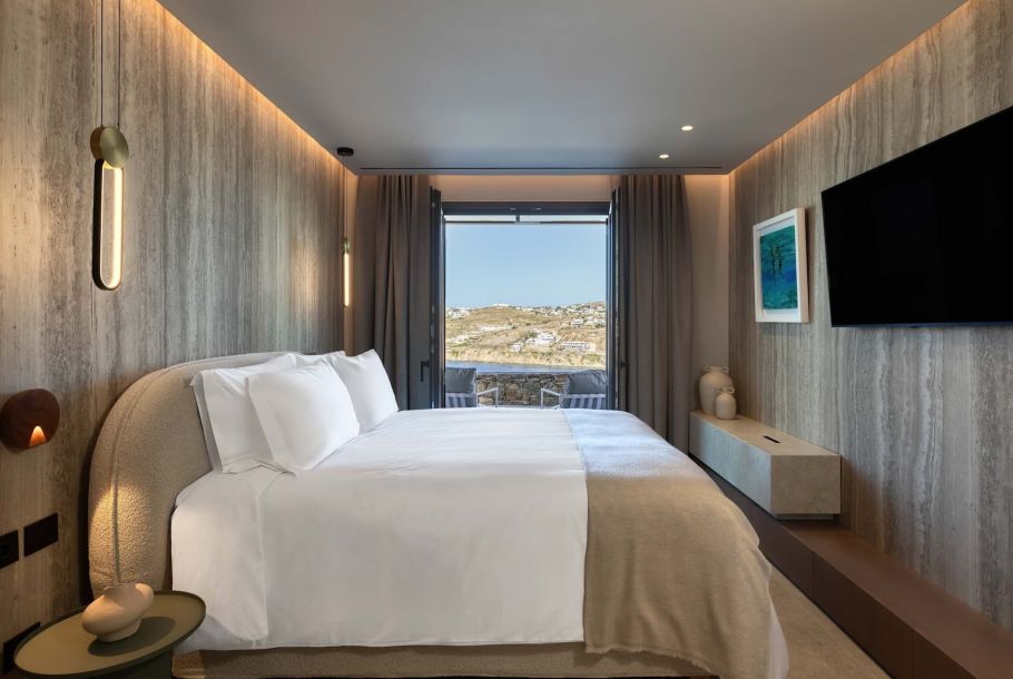 private villa bedroom