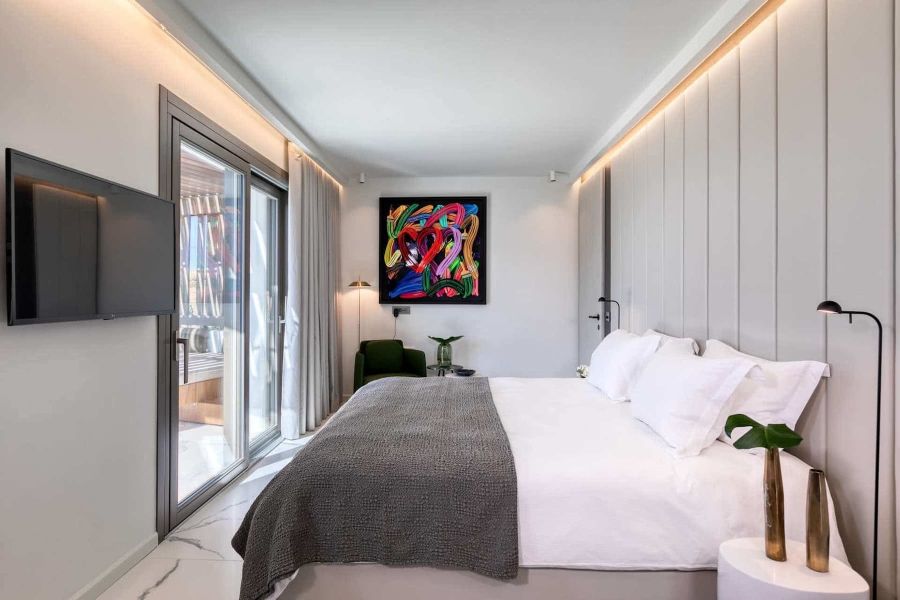 Luxury bedroom area