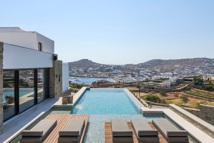 mykonos cyclaes outdoor villa