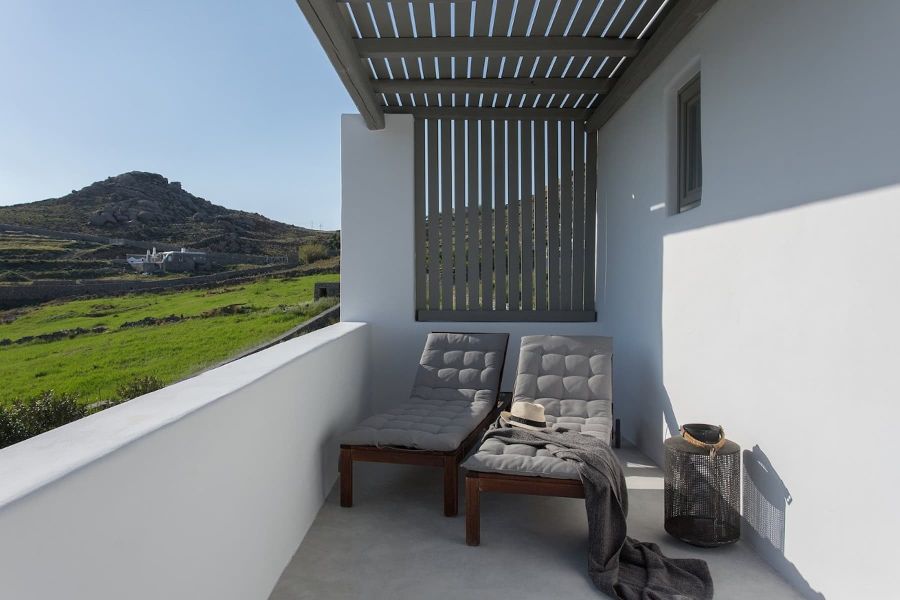 private balcony mykonos