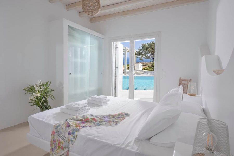 Complex villa bedroom