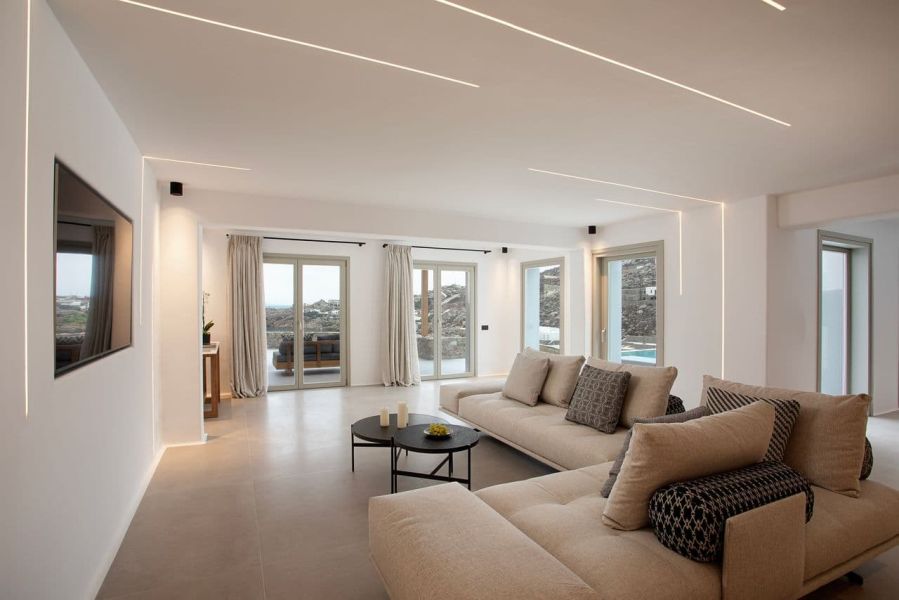 Villa Mykonos living room