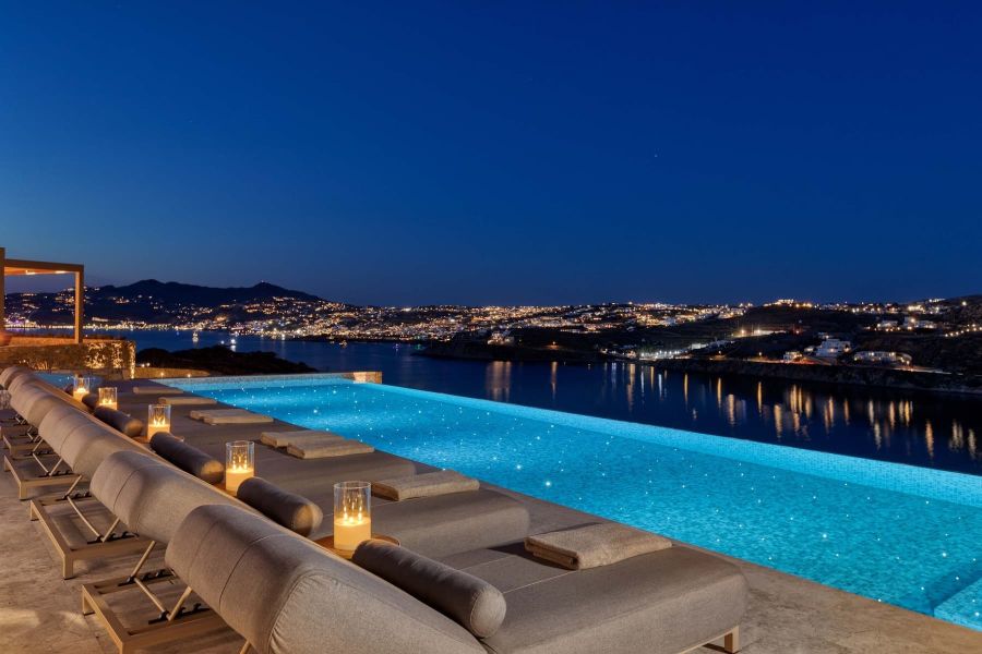 pool mykonos villas