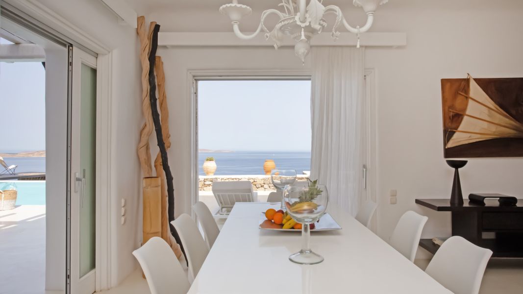 Indoor dining area