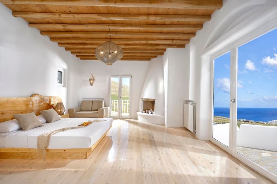 Mykonos bed area